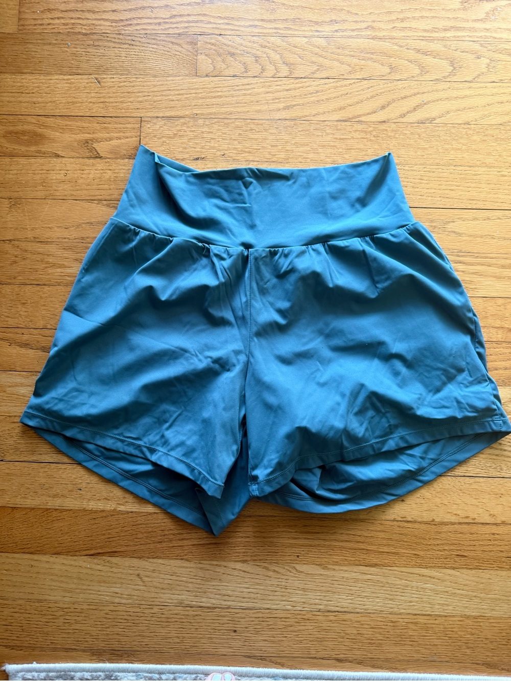 Halara High-Waist Teal Women's Active Shorts- 5” Length